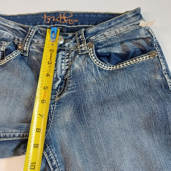 Truth be told Classic Super skinny Mid rise  stretch Heavey stretch Jeans size 8 - Picture 12 of 13